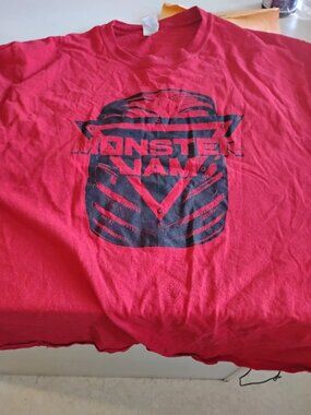 2 MONSTER JAM XL tee shirts